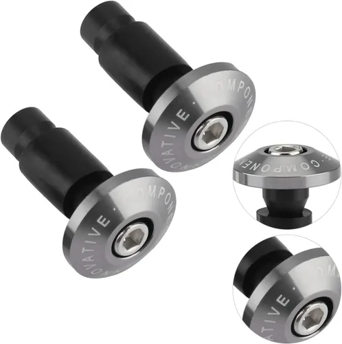 Vista 9 de Acouto Tapones para el extremo de la barra de la motocicleta, 0.866 in, 7/8 pulgadas, tapón deslizante para manillar de motocicleta, anti vibración