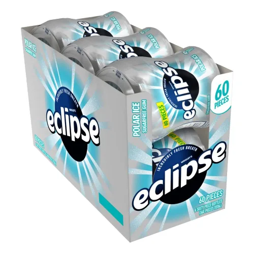 Vista 9 de Eclipse Goma de mascar Winterfrost sin azúcar, 60 unidades (paquete de 6)