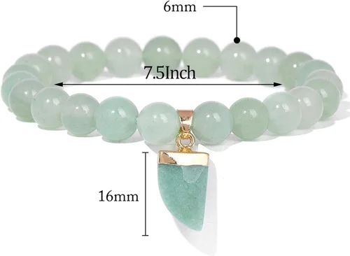 Vista 4 de Pulsera de dragón genial para hombre, protección de obsidiana, buena suerte, para hombre, borther/bofriend/esposo, cuentas de cristal real, joyería