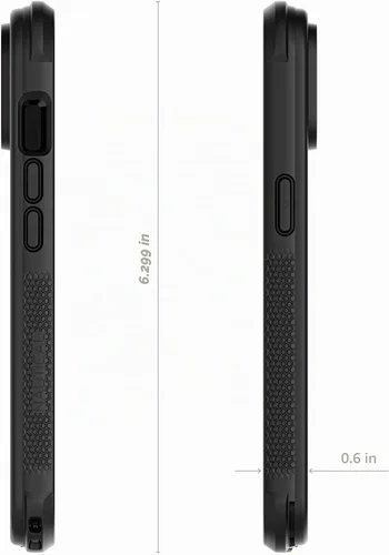 Vista 8 de Ghostek NAUTICAL - Funda impermeable para iPhone 14 con protector de pantalla, clip para cinturón, compatible con MagSafe, protección extremadamente