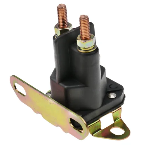 Vista 5 de Relé solenoide universal de arranque de 12 V, 3 polos, compatible con Bad Boy con Hustler con Kohler con Trombetta con Stens