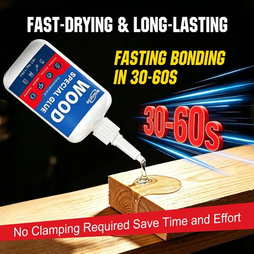 Vista 5 de WOUSEDO Wood Glue 30g, Fast Drying Strong Adhesive for Wood Repair