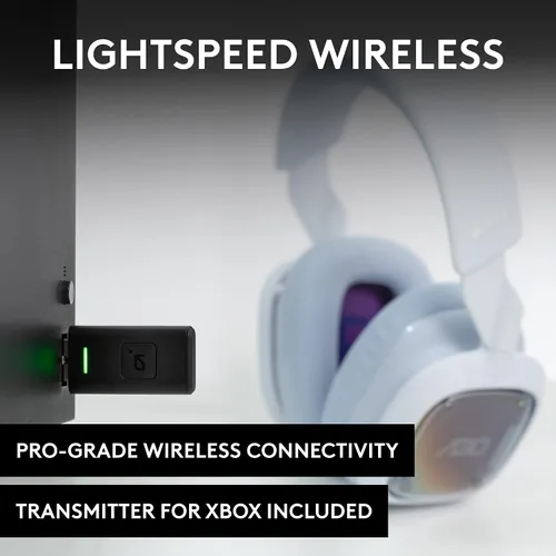 Vista 3 de Logitech G Astro A30 LIGHTSPEED Wireless Gaming Headset - Bluetooth, Dolby Atmos3D Audio compatible, Detachable Boom, 27hr battery, for Xbox