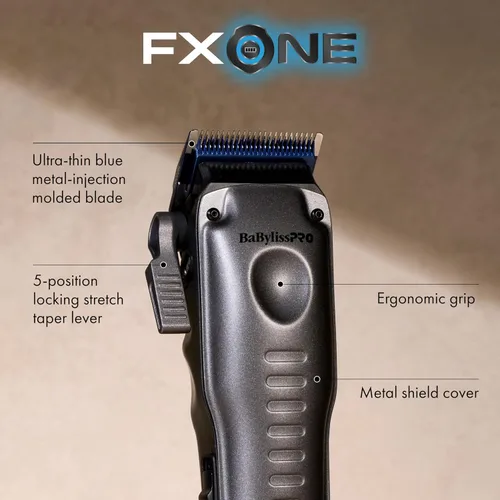 Vista 4 de BaBylissPRO FXONE LO-PROFX - Cortapelos inalámbricos profesionales para hombres con batería intercambiable