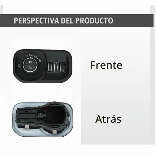 Vista 4 de Interruptor de luz antiniebla para Dodge Ram 1500 2500 3500 2019