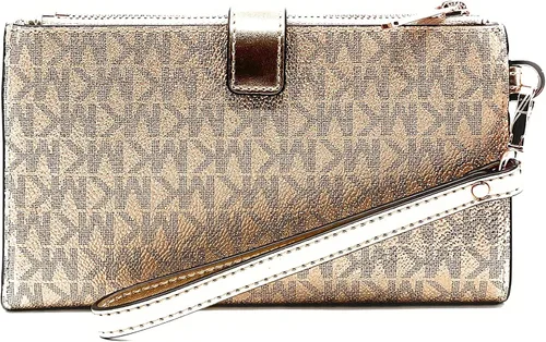 Vista 2 de Michael Kors Jet Set - Pulsera de viaje con doble cremallera para mujer Oro Rosa 35f8gtvw0l