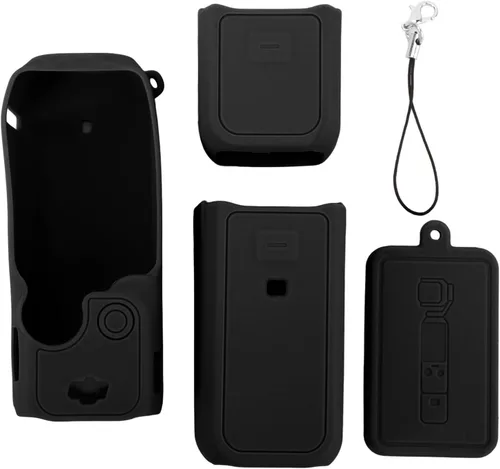 Vista 6 de Yunseity Funda de silicona para cámara deportiva, 3 fundas protectoras, funda suave y flexible para cámara OSMO 3, accesorio protector completo