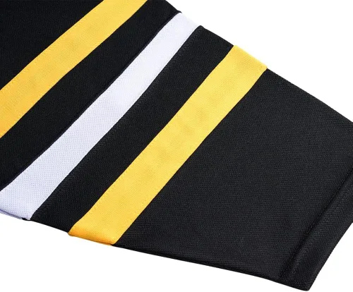 Vista 4 de EALER Camiseta de práctica en blanco de la serie H900 de la liga de hockey sobre hielo y tela gruesa, transpirable y de secado rápido de alta