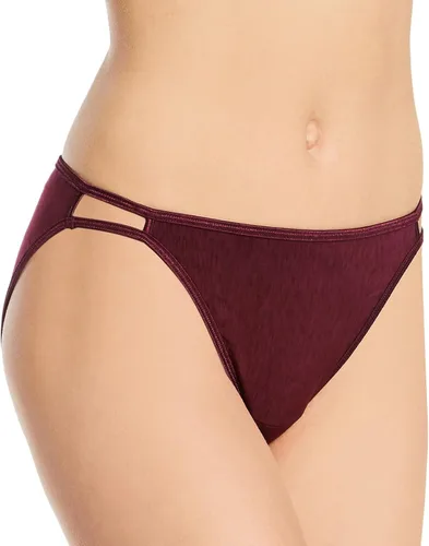 Vista 77 de Vanity Fair Bragas de bikini con tira para mujer, Illumination, con elástico sedoso y ribete de satén Paquete de 3 Negro (Midnight Black)