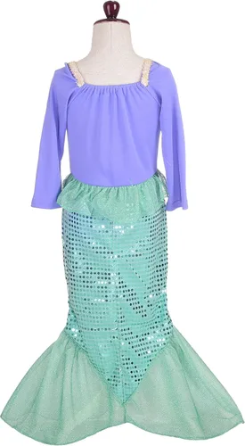 Vista 2 de Dressy Daisy Disfraz de sirena de princesa para niñas disfraz de Halloween talla 3-8