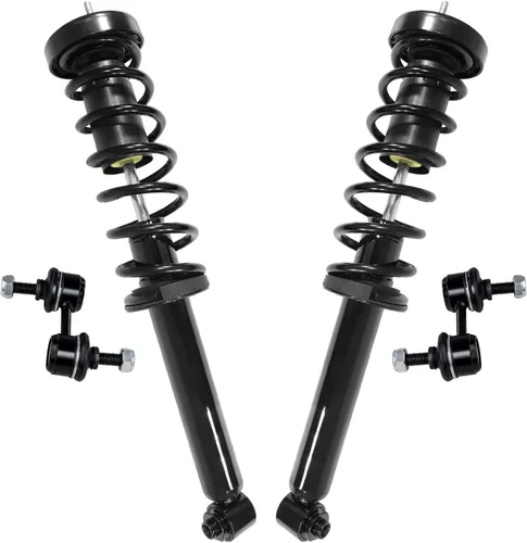 Vista 73 de Detroit Axle - Kit de 4 piezas RWD Puntales Delanteros Barras Estabilizadoras para Ford F-150 2021 2022 2023 2024, 2 Puntales con Resorte Helicoidal