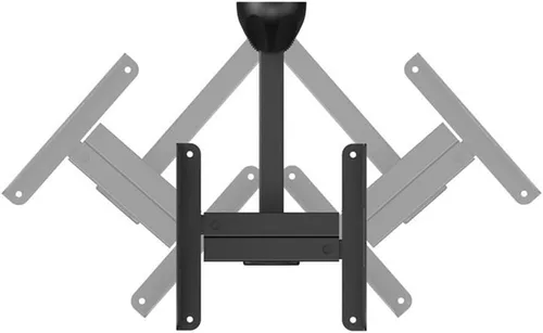 Vista 7 de AVF EAK70B-A - Soportes de pared para altavoces, soportes de montaje de altavoz de sujeción lateral, soportes de altavoz de acero inclinables
