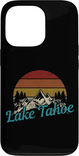Vista 10 de Lake Tahoe California USA Vintage Souvenir Case for iPhone 16