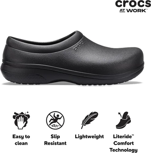 Vista 6 de Crocs Zuecos unisex para adultos, para trabajar en el reloj Literide