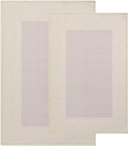 Vista 3 de Superior Juego de tapetes de cocina de nailon, alfombras pequeñas lavables, alfombras con respaldo antideslizante, baja altura se desliza fácilmente
