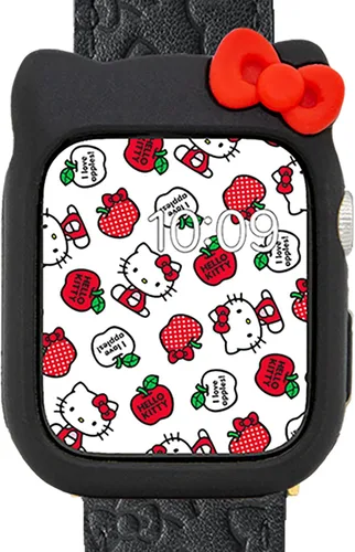 Vista 11 de Sonix x Sanrio Apple Watch Cover Estuche Protector de Goma para Apple Watch Estuche de Parachoques Se Ajusta a 38mm/40mm/41mm Chococat