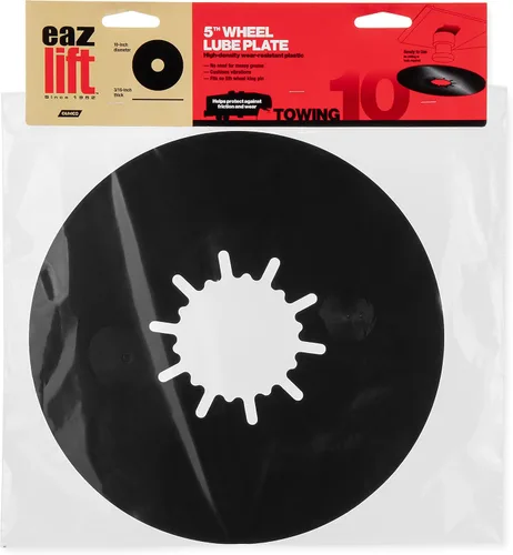 Vista 6 de Camco EAZ-Lift Placa de aceite Premium de 10" para remolque de camping/RV de quinta rueda - Incluye instalación sin herramientas y protege