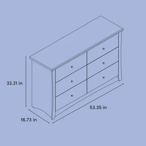 Vista 3 de Cajón de vestidor Stork Craft Crescent 6, Negro