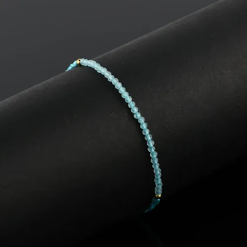 Vista 21 de Natural Beads Braided Bracelet, Energy Healing Crystals, Birthday, Gift for Her, Resizable Hand Braid Rope Thread Protection Bracelet for Men