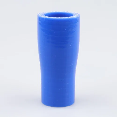 Vista 80 de AC PERFORMANCE ID de 1" a 1/2" (25mm a 13mm) Manguera de silicona recta reductora de 3 capas reforzada negra, 3" de longitud Negro