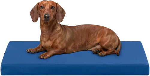 Vista 37 de K9 Ballistics Cama ortopédica Ripstop resistente – Almohadilla duradera para perrera con funda lavable para perros grandes, 41 x 27 pulgadas se azul