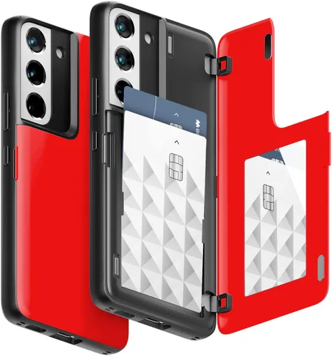 Vista 133 de GOOSPERY Funda tipo cartera para Samsung Galaxy S22 Ultra, [tarjetero] parachoques magnético de puerta con cierre automático, cubierta protectora