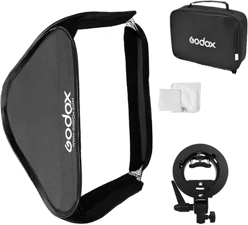 Vista 7 de Godox Caja de luz de 15.8 x 15.8 pulgadas con soporte de montaje Bowens