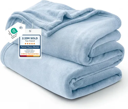 Vista 11 de Bedsure - Manta de forro polar tipo peluche para sofá color crema - Mantas y cobijas suaves, mullidas, acogedoras y ligeras para sofá, 50 x 60 01