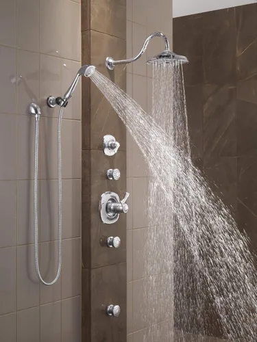 Vista 8 de DELTA FAUCET -FAUCET 50102-KS Spray de montaje superficial/chorro de cuerpo, acero inoxidable negro