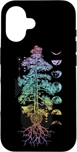 Vista 32 de Tree of Life Phases of The Moon Yoga Chakra Gift Case for iPhone 17