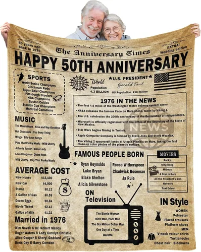 Vista 11 de Manta de 40 aniversario, regalo para el 40 aniversario de boda, rubí, boda, cuarenta años de matrimonio, regalos para pareja, esposa, marido, papá