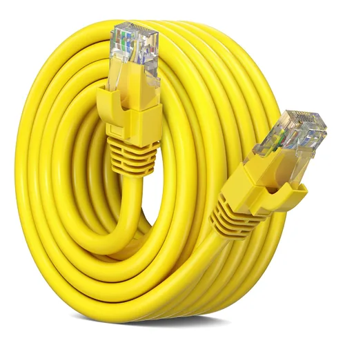 Vista 16 de Maximm Cable Ethernet Cat 6, cable de red y conexión de alta velocidad de 10 pies, UTP, 10 Gbps, cable Ethernet de 550 MHz, color naranja