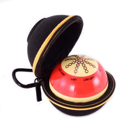 Vista 3 de CUEELF Estuche de bola de taco con clip para fijar bolas de taco de billar, bolsa de bola de transporte para taco