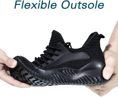 Vista 3 de Akk Zapatos deportivos para caminar para hombre, zapatos deportivos de espuma viscoelástica para correr, para entrenamiento atlético, gimnasio