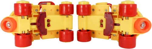 Vista 4 de Zippy Adjustable Roller Skates for Kids - Beginner-Friendly - Sizes J7–Youth 1 - Double Lock Strap for Stability - First Skates for Boys and Girls