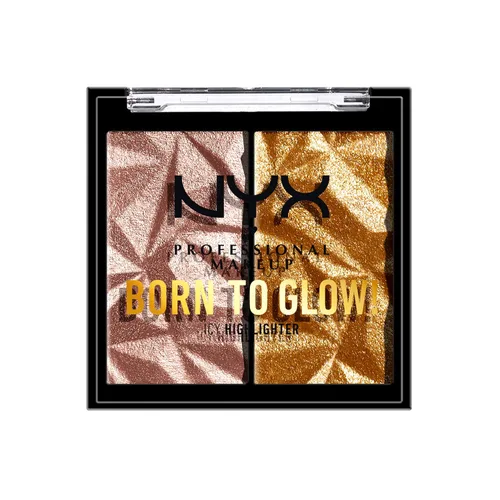 Vista 8 de NYX PROFESSIONAL MAKEUP Dúo de Iluminador Helado Born To Glow - Bout The Bronze