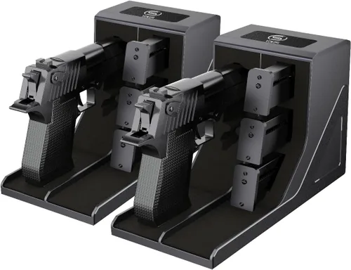 Vista 8 de SUMING Cartuchera Universal para Pistola, Soporte para Pistola para Arma de Fuego, Porta Pistola Protectora para Arma de Seguridad, Compatible