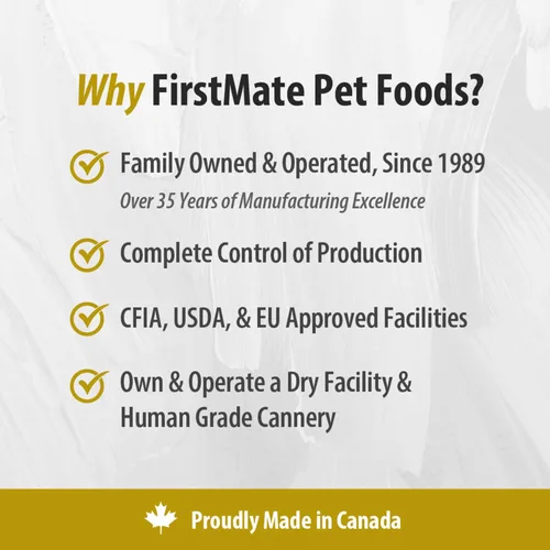 Vista 4 de FirstMate Pet Foods Alimento seco para perros – Ingrediente limitado Comida de pescado del Océano Pacífico, fórmula de resistencia/cachorro – Receta