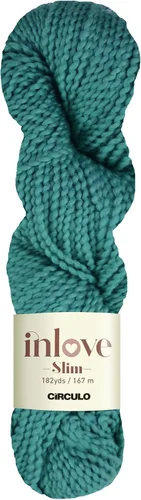 Vista 23 de Circulo Inlove Slim, 100% algodón brasileño, hilo para ganchillo y tejido, hilo suave para bebé, peso DK #3, color 1317, color solar