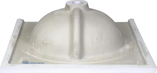 Vista 4 de Design House Lavabo individual superior, 25 pulgadas, blanco