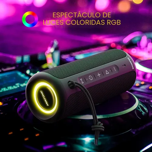 Vista 5 de MIATONE Altavoces Bluetooth 36W TWS Altavoz portátil con sonido estéreo graves, Bluetooth 5.3 inalámbrico USB tipo C al aire libre, 5000mAh 24H