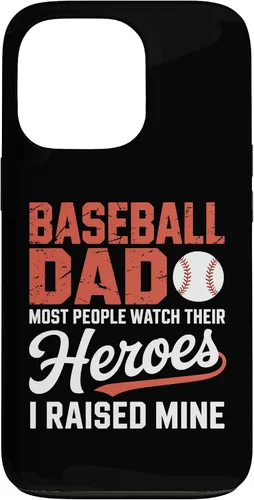 Vista 10 de Baseball Dad Most People Watch Their Heroes I Raised Mine Case for iPhone 16