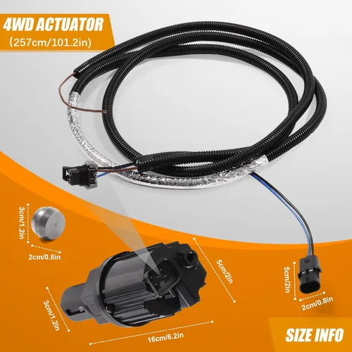Vista 4 de 600-490 Actuador 4WD Actuador de tracción en las 4 ruedas Compatible con Chevrolet/GMC