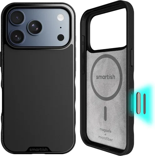 Vista 16 de Smartish® Funda delgada para iPhone 13 Pro - Gripmunk - [ligera + protectora] Funda de agarre fina - Black Tie Affair