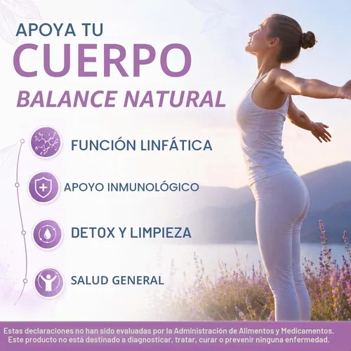 Vista 4 de Lymphatic Support Drops Liquid – Drenaje linfático para mujeres y hombres