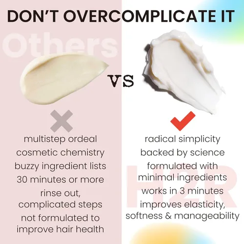 Vista 5 de Mascarilla reparadora para cabello dañado, acondicionador profundo