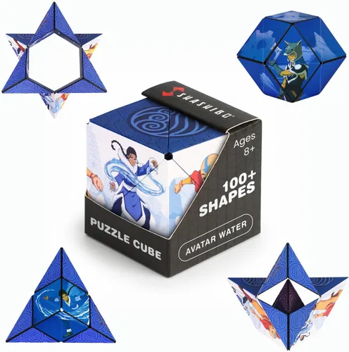 Vista 21 de Shashibo Avatar The Last Airbender - Cubo magnético para rompecabezas Aire