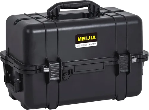 Vista 12 de MEIJIA Funda rígida protectora impermeable portátil, funda para cámara con espuma de ajuste personalizable insertada, apta para uso con drones
