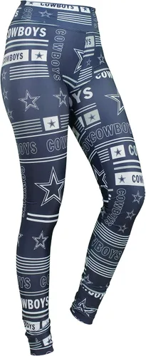 Vista 9 de Zubaz NFL Mallas para mujer de longitud completa de cintura alta básica 1.0