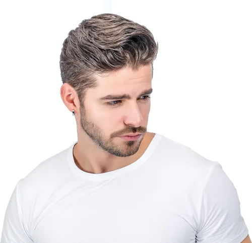 Vista 5 de Jstyle Pendientes de aro pequeños únicos de acero inoxidable para hombre, 1 par